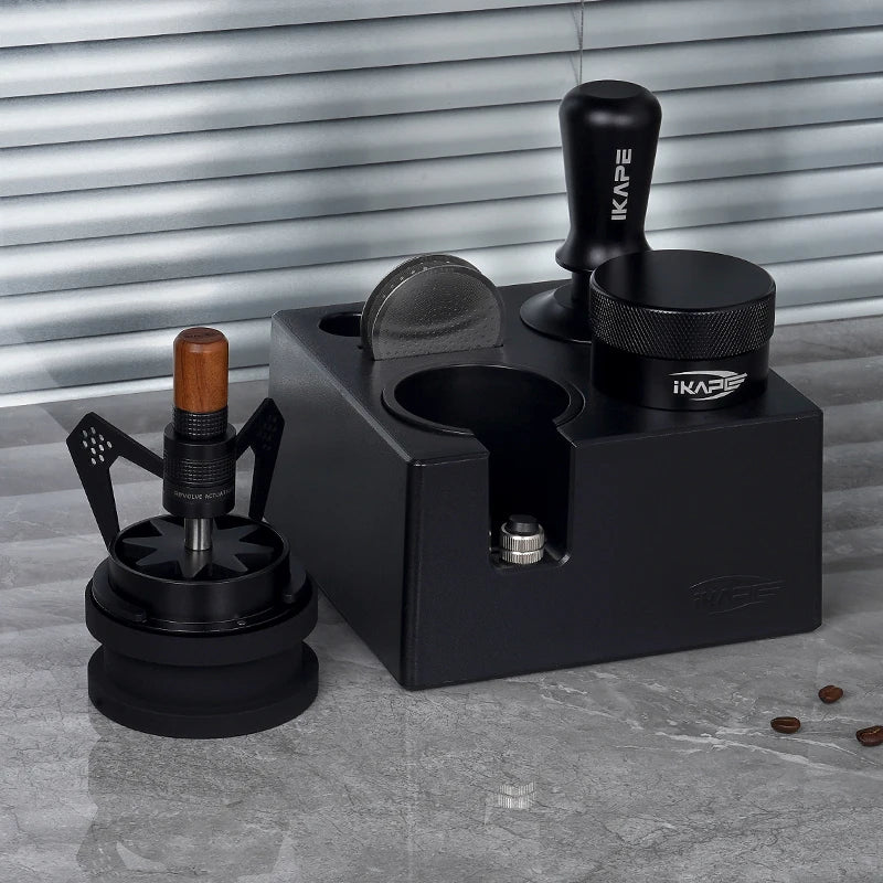 58.5mm Barista Espresso Kit Six Piece Set Black