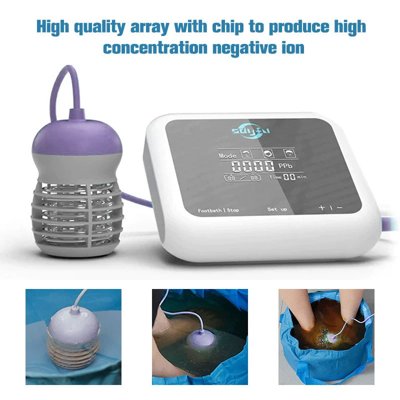 Portable Ionic Foot Bath with AquaCell Ion Technology