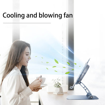 Adjustable Laptop Cooling Stand for Gaming and Office Use