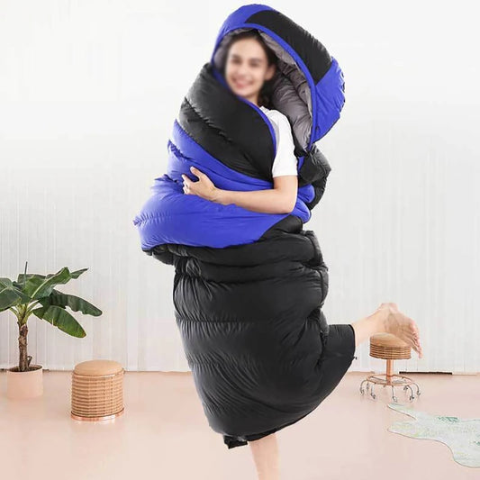 USB Heated Winter Camping Sleeping Bag with 3-Stage Heat