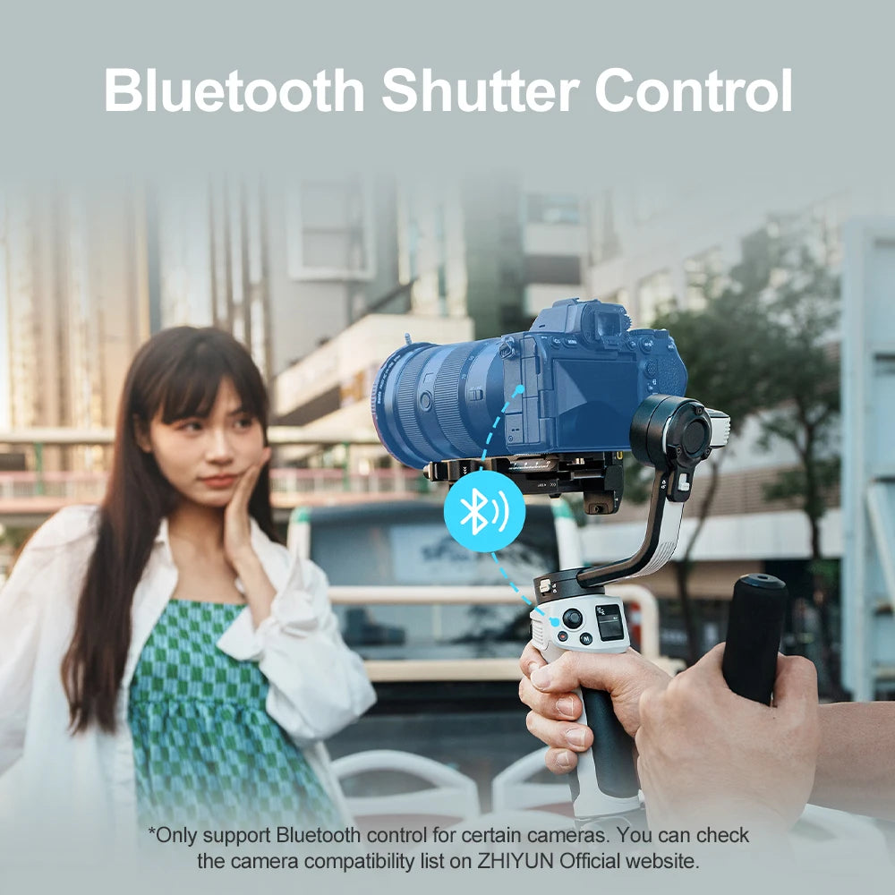 3 Axis Camera Gimbal Stabilizer with Grip Mode 2.5