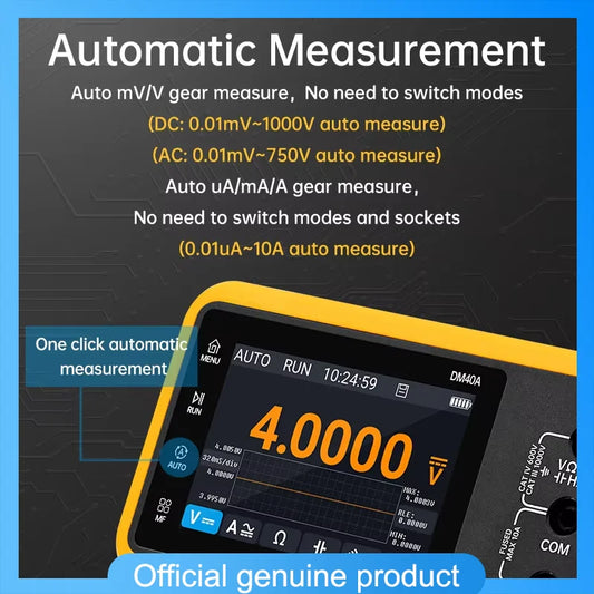 DM40A 3-in-1 Digital Oscilloscope Multimeter Generator