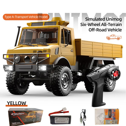 1/18 Scale 6WD Remote Control Off Road Crawler Truck Yellow