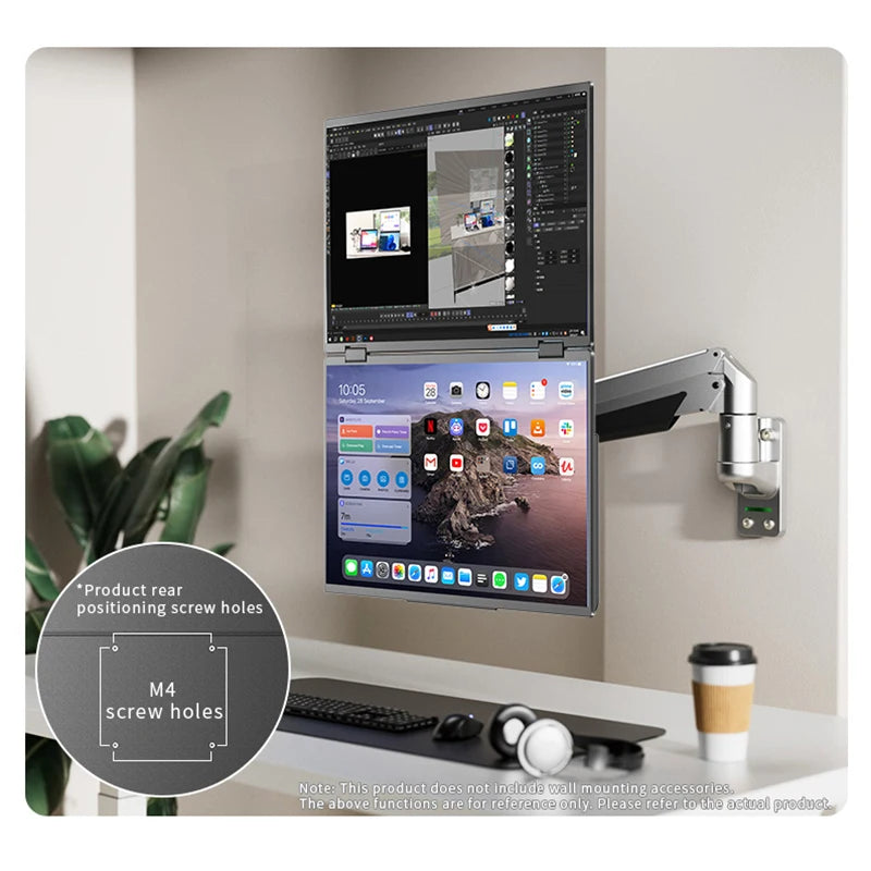 16" Portable Dual Screen Monitor 2.5K USB-C HDMI
