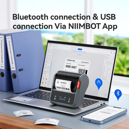 3 Inch Wireless Thermal Label Printer for iOS Android