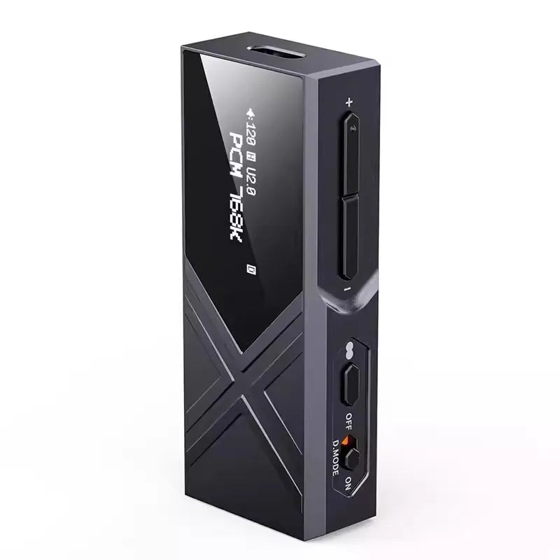 High Resolution Portable USB DAC Decoder with Balanced Output Black