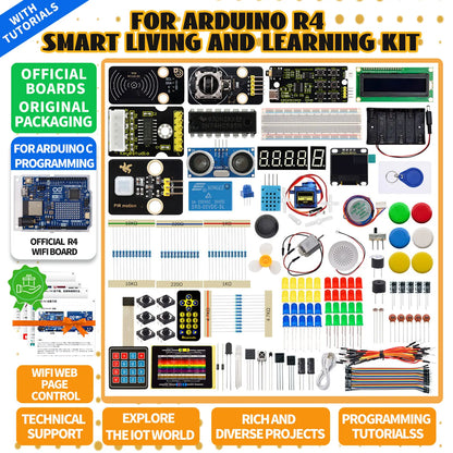 Smart IoT Learning Kit with WiFi Board and 60 Projects