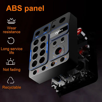 Simulator Racing Control Box with 30 Programmable Buttons RGB Panel