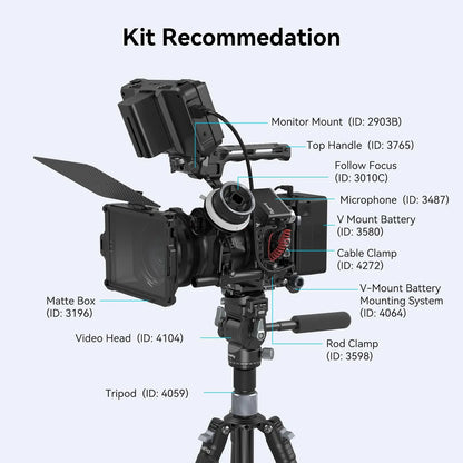 Camera Cage for Canon EOS R6 II Arca-Swiss Plate