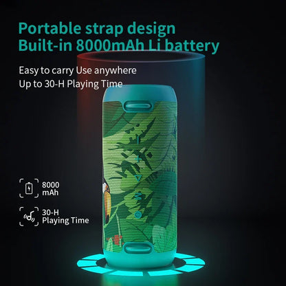 Portable Bluetooth Speaker 60W with Deep Bass and Amplifier