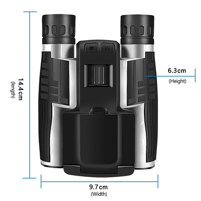 12X Optical Zoom Digital Binoculars Camera 48MP