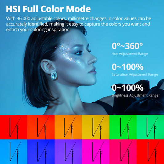 Portable Full-Color LED Stick Light