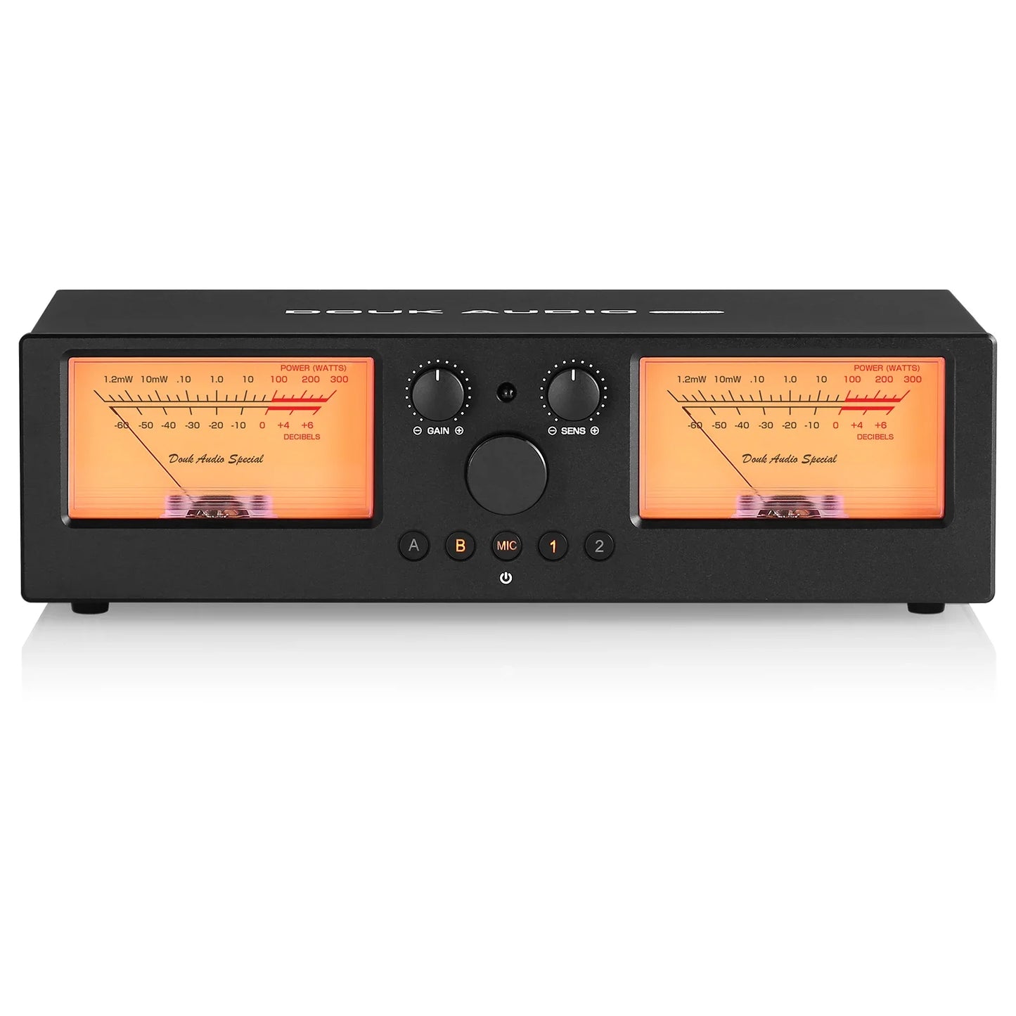 2-Way Amplifier and Speaker Switcher with Analog Display