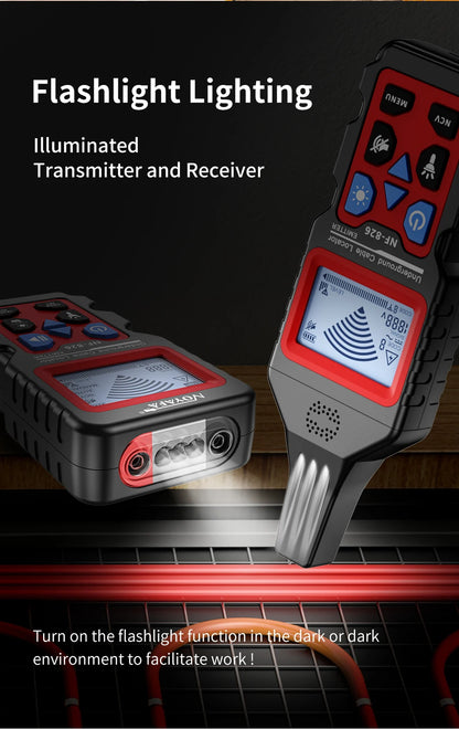 Underground Cable Tester and Wire Tracker with Precise Locator