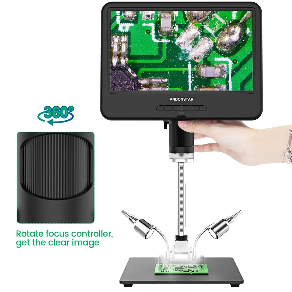 10.1in LCD Digital Microscope for Circuit Board Inspection