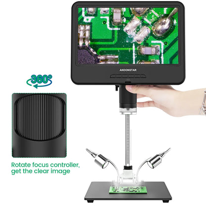10.1in LCD Digital Microscope for Circuit Board Inspection