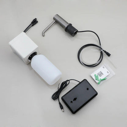 500ml Nickel Brush Automatic Soap & Shampoo Dispenser