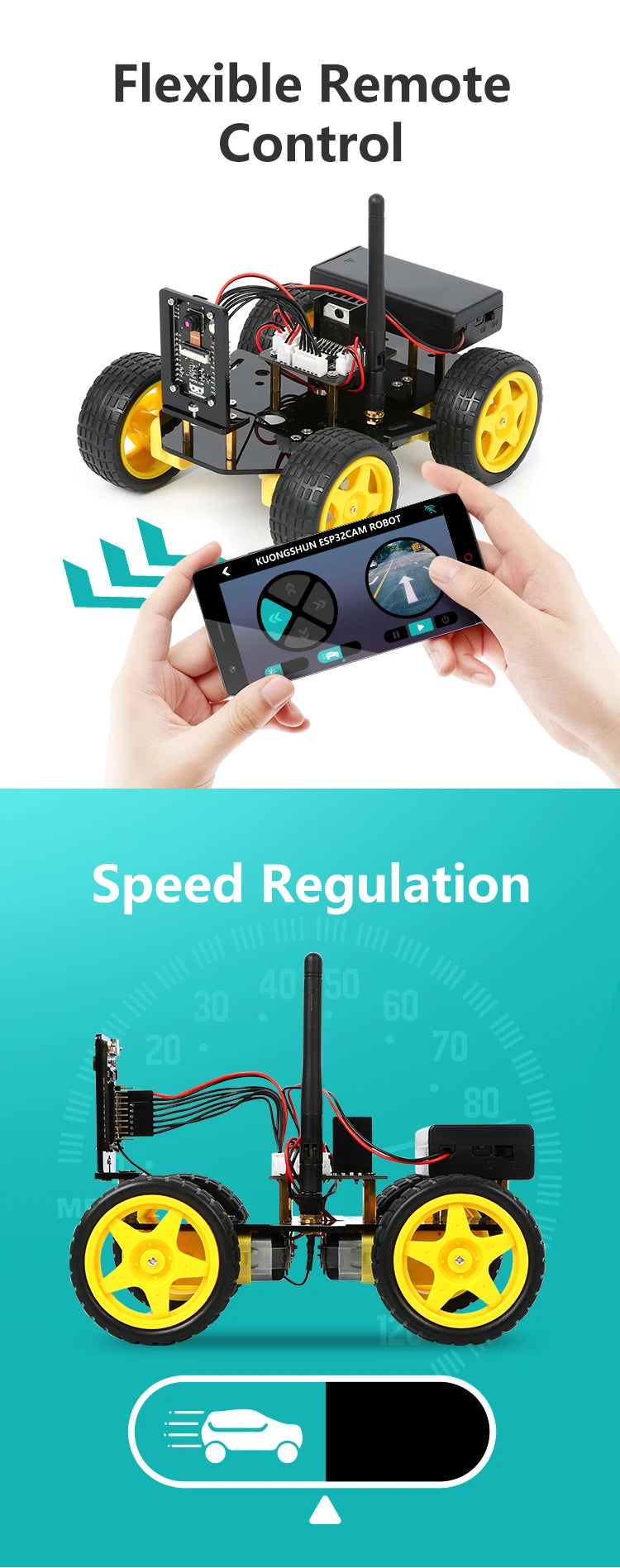 WiFi Remote Control Robot Car STEM
