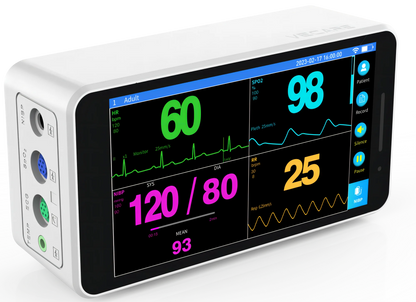 Touch Screen Patient Monitor 6-Parameter with Neonatal Cuff