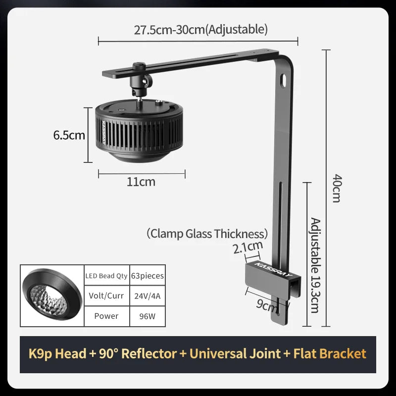 Full Spectrum Aquarium Plant Light with Stand