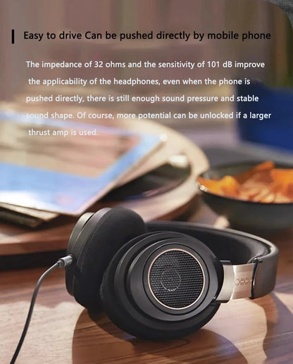 Wired Hi-Fi Stereo Headphones 3.5mm 6.3mm PC Headset
