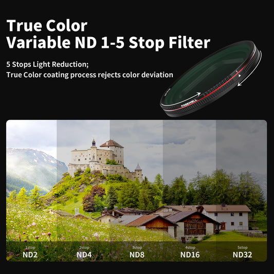 Portable VND Filter Kit for iPhone 16 Camera