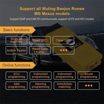 Automotive Diagnostic Interface with DoIP CANFD Support