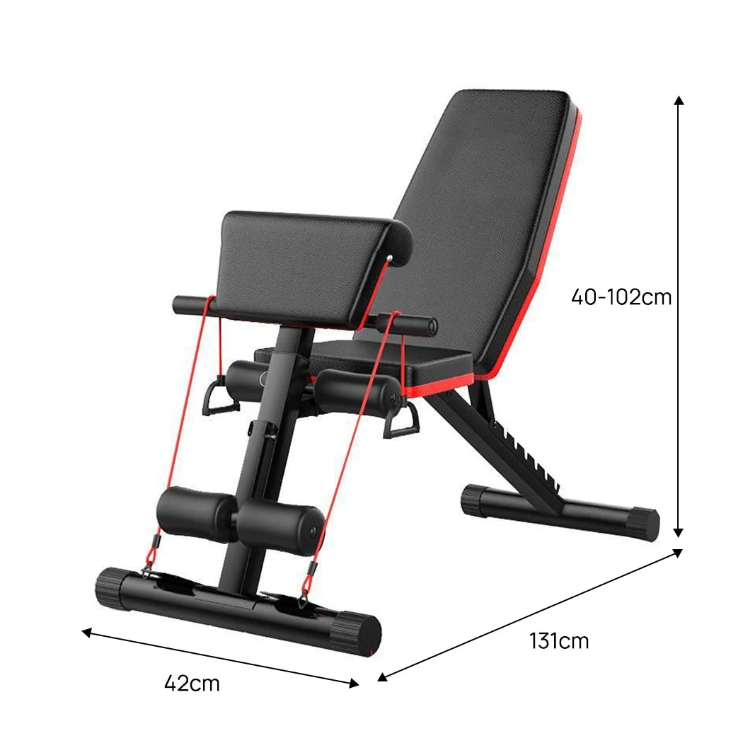 Adjustable Weight Bench Squat Rack Home Gym Equipment