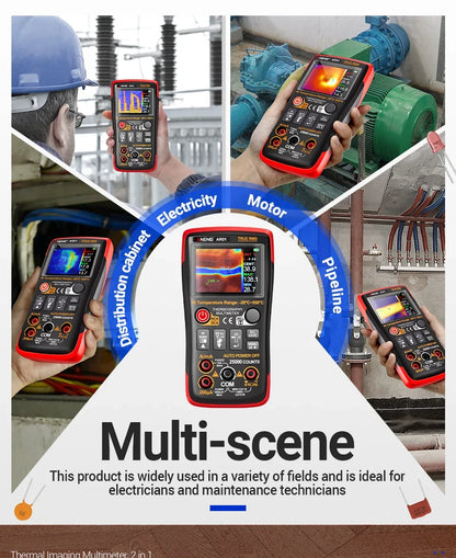 Smart Thermal Multimeter USB-C Rechargeable 1000V