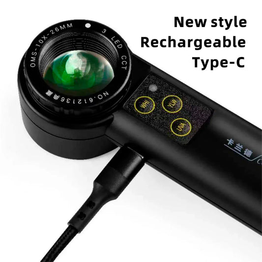 Portable LED Magnifier 20X for Watchmaking and Collectibles