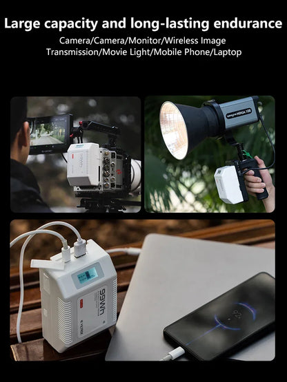 Heavy Duty 150Wh V Lock Lithium Battery Pack