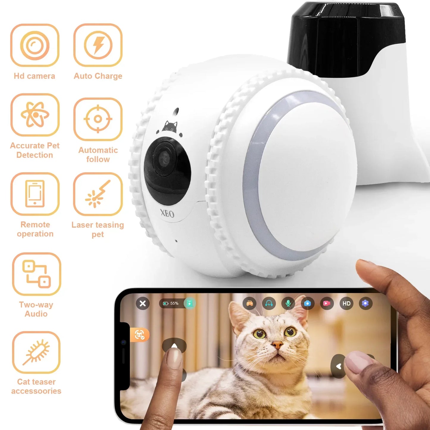 AI Interactive Pet Companion Robot 32GB