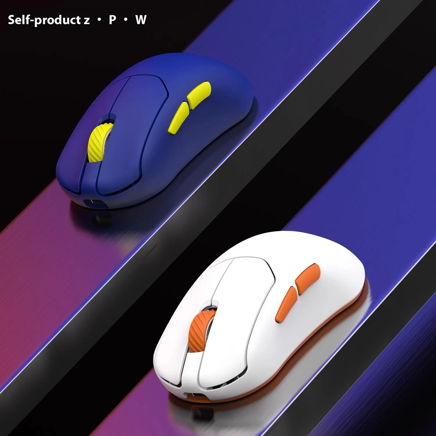 Wireless White Ergonomic Mouse 3-Mode Long Battery Life