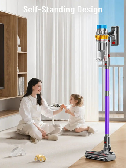 650W Cordless Vacuum Cleaner 65KPa 70-Minute Runtime