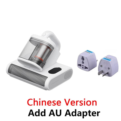 Cordless Mite Vacuum Cleaner 17kPa Smart Sensor Double Dust Cup