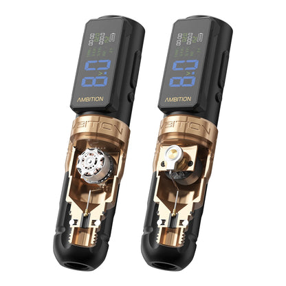Professional Brushless Tattoo Pen Gold 2400mAh