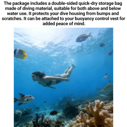 Underwater Dive Case Kit for Insta360 X5 Camera