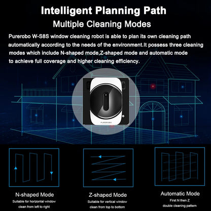 Smart Window Cleaning Robot Automatic Glass Cleaner No App
