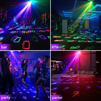 Multi Effect 6 in 1 Stage LED Laser Light