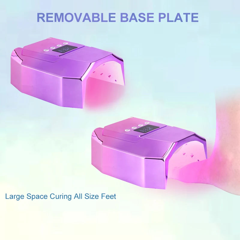 Professional 96W Light Rose Gold LED Gel Nail Lamp