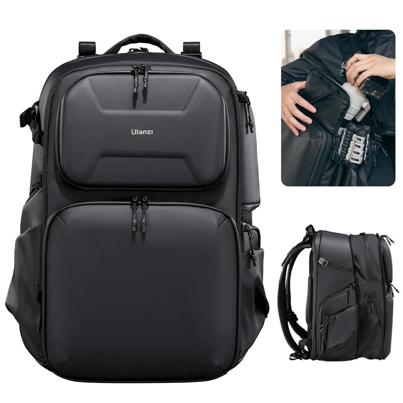 35L Waterproof Camera Backpack with Large Storage