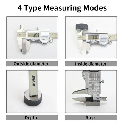 IP67 Waterproof Digital Vernier Caliper 0-200mm Precision Measuring Tool