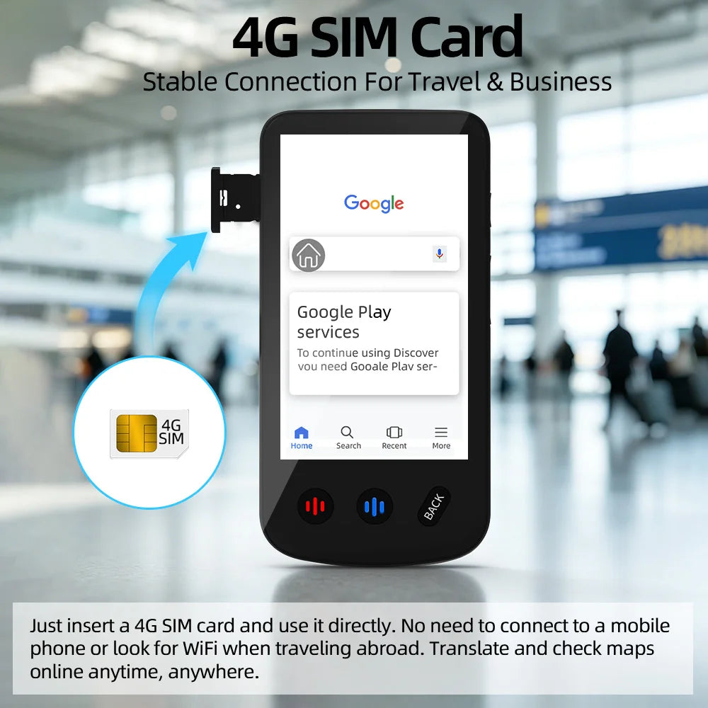 Smart 4G Language Translator 17 Languages Offline Translation