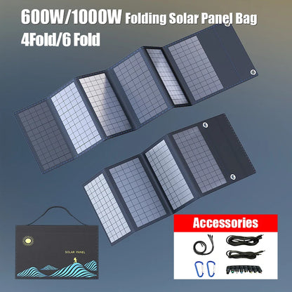 Foldable Solar Panel for Outdoor Power and Charging