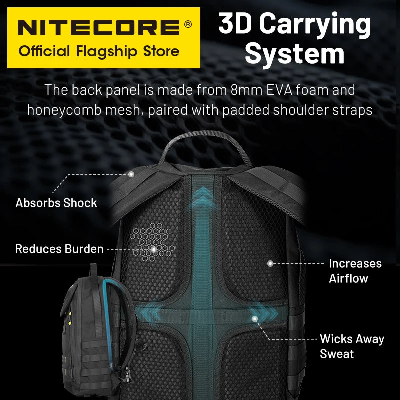23L Everyday Commuter Backpack Durable 500D Laptop 15.6"