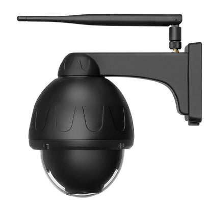 Smart 8MP Outdoor Security Camera with Two Way Audio Black
