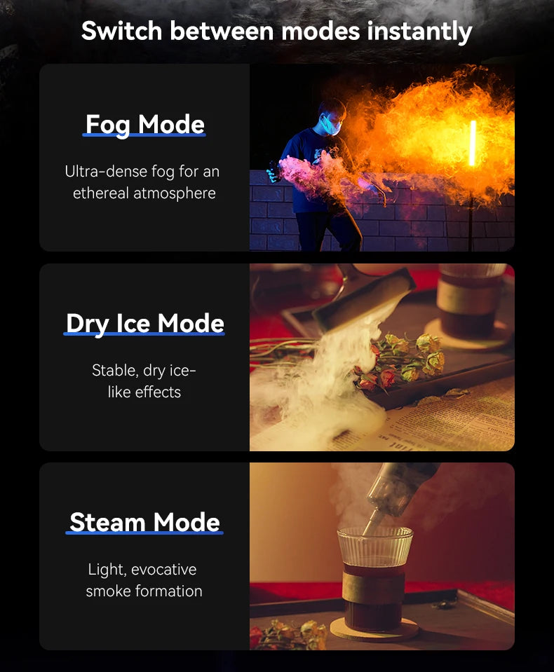 Portable Photography Smoke Machine with Remote Control