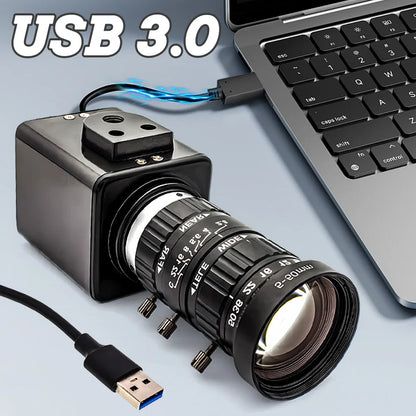Plug and Play 4K USB Camera 5–50mm Lens