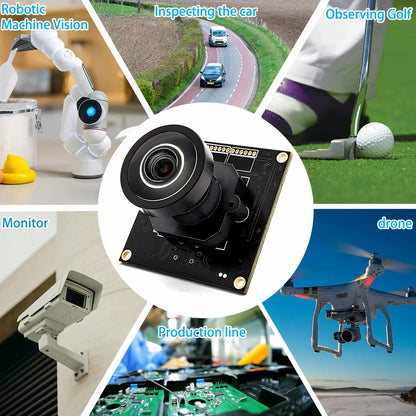 Industrial 4K USB Camera Board 60FPS 4.26mm Lens