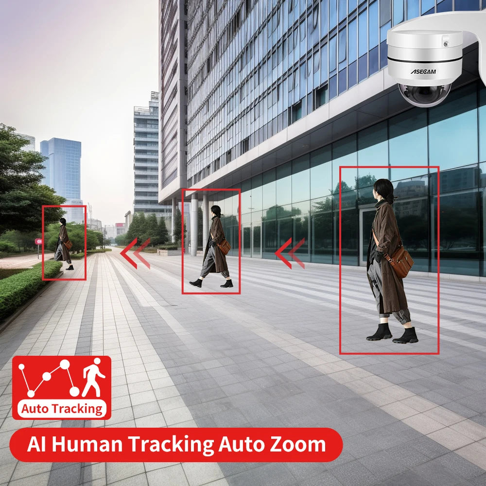 Smart 8MP PTZ Security Camera with Auto Tracking